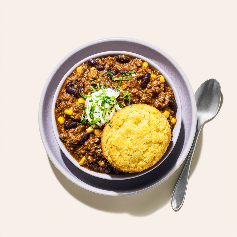 Chili and Cornbread