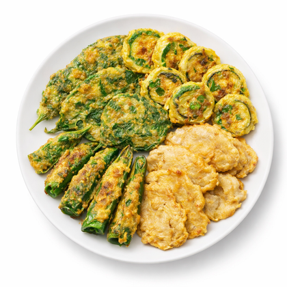 Vegetable/Seafood Pancake Assortment (모둠전)
